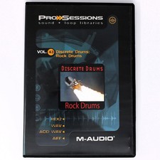 M-Audio Pro Sessions 43 Discrete Drums Rock Drums Sound Library/Sampling CD