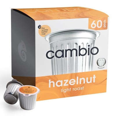 Cambio Roasters Hazelnut Light Roast Organic Coffee Pods  The Only Organic Re...
