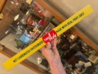 TRU ADE DEALER ADVERTISING GAS OIL PUSH STRIP SODA COLA SIGN 1950s VINTAGE NICE