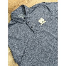 Under Armour Notre Dame Fighting Irish Polo Shirt Mens XL Loose Heatgear
