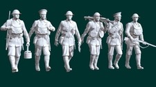 WW1 British Soldiers full set 1/32 Scale Dioramas