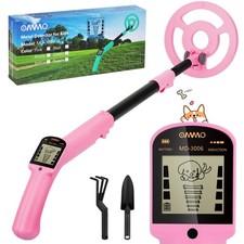 OMMO Metal Detector, Adjustable 27.5  -37.8  Metal Detector for Kids with Intu...