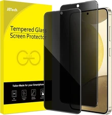 JETech Privacy Screen Protector for Samsung Galaxy S24 5G S24-6.2 Inch, Black 