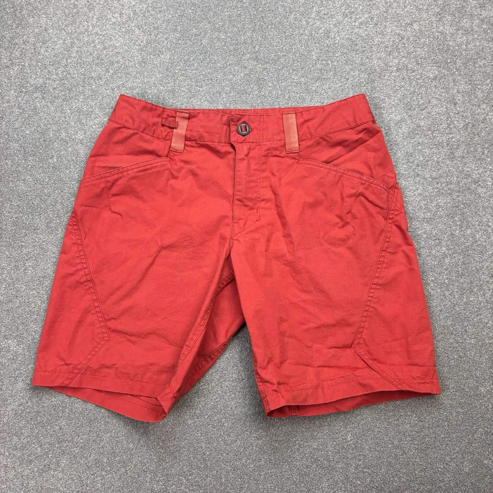 Patagonia Shorts Adult W30 Red 8" Inseam Venga Rock Hiking Trail 90s Men