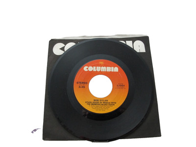 45 RECORD - BOB DYLAN - STUCK INSIDE OF MOBILE WITH MEMPHIS BLUES AGAIN