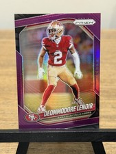2025 Panini Prizm #281 Deommodore Lenoir Purple #/125