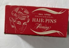 Vintage Ball Tipped Professional Hair Pins By Flamingo