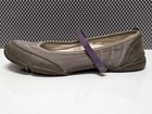 Sperry Top-Sider Sz 7 Tan Purple Sandals Mary Jane Flats Barley Worn EUC  — photo 8