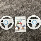 Mario Kart Wii (Nintendo, 2008) w/ 2 Racing Wheels Tested and Working *OEM* CIB