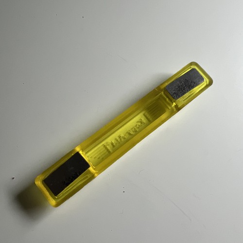 Vintage Kopy Aid Metal Truck Drivers Delivery Clip Board Magnet ONLY Yellow 4" - Picture 3 of 3