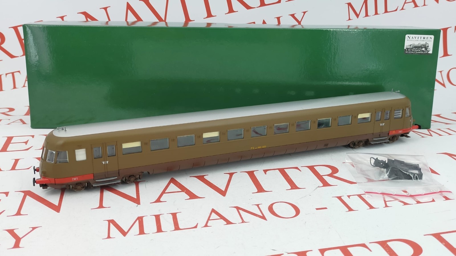 VITRAINS 1066 A - H0 1/87 - RIMORCHIATA FOLLE Ln 990.1002 - FS -  EP.III-IV