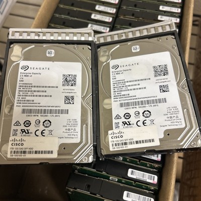 Lot Of 2 Cisco 58-100165-0 1TB HDD SAS 2.5''  Server Drive W/ Tray ST1000NX0453