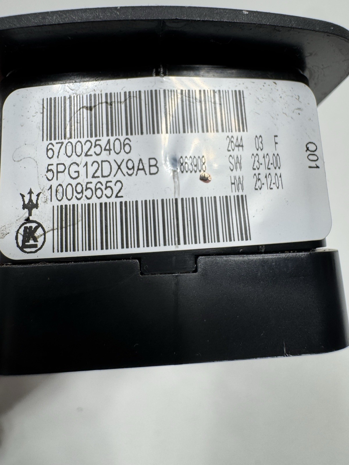 ✅ 2014-2024 MASERATI GHIBLI LEFT DRIVER FRONT DOOR WINDOW MASTER SWITCH OEM