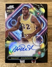 2023-24 Topps Cosmic Chrome - Autographs Magic Johnson Black Eclipse 4/10