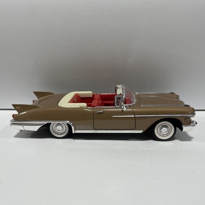 Road Signature 1958 Cadillac Eldorado Seville Dessert Gold 1:18