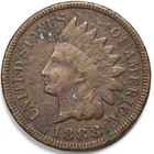 1888 Indian Head Penny Cent Extremely Fine (XF) Environmental Damage