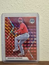 shohei ohtani,  2021, mosaic, prizm, color match, card is clean