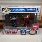 Funko Pop! Captain America / Iron Man Civil War Marvel Collector Corps 2 Pack