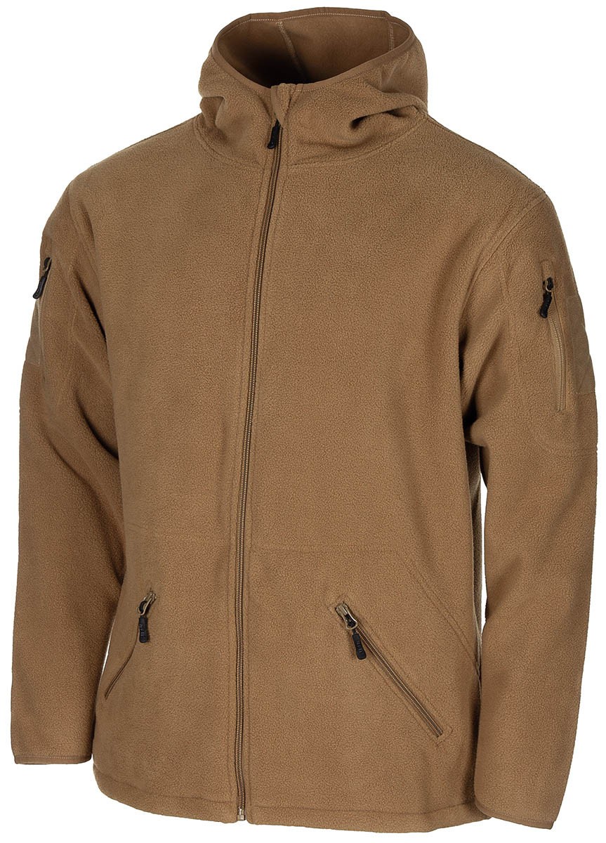 Felpa con cappuccio tattica pile giacca outdoor giacca con cappuccio giacca in pile coyote