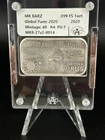 MK BARZ Global Economic Panic 2020 Pandemic bar 69 minted 999 Silver Rare - Antq