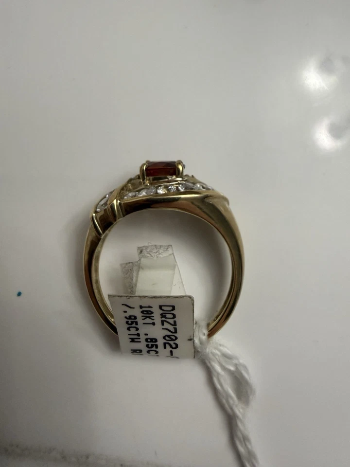 10kt Gold Spessartine Garnet Ring - Image 4 of 4