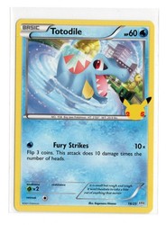 Totodile 018/025 McDonald's 25th Anniversary Promos