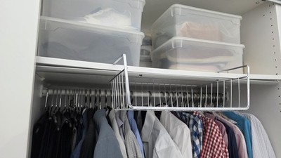 IKEA KOMPLEMENT 2x Netzdrahtkorb, 2-teiliges Set 40 x 26cm chrom für Pax Schrank