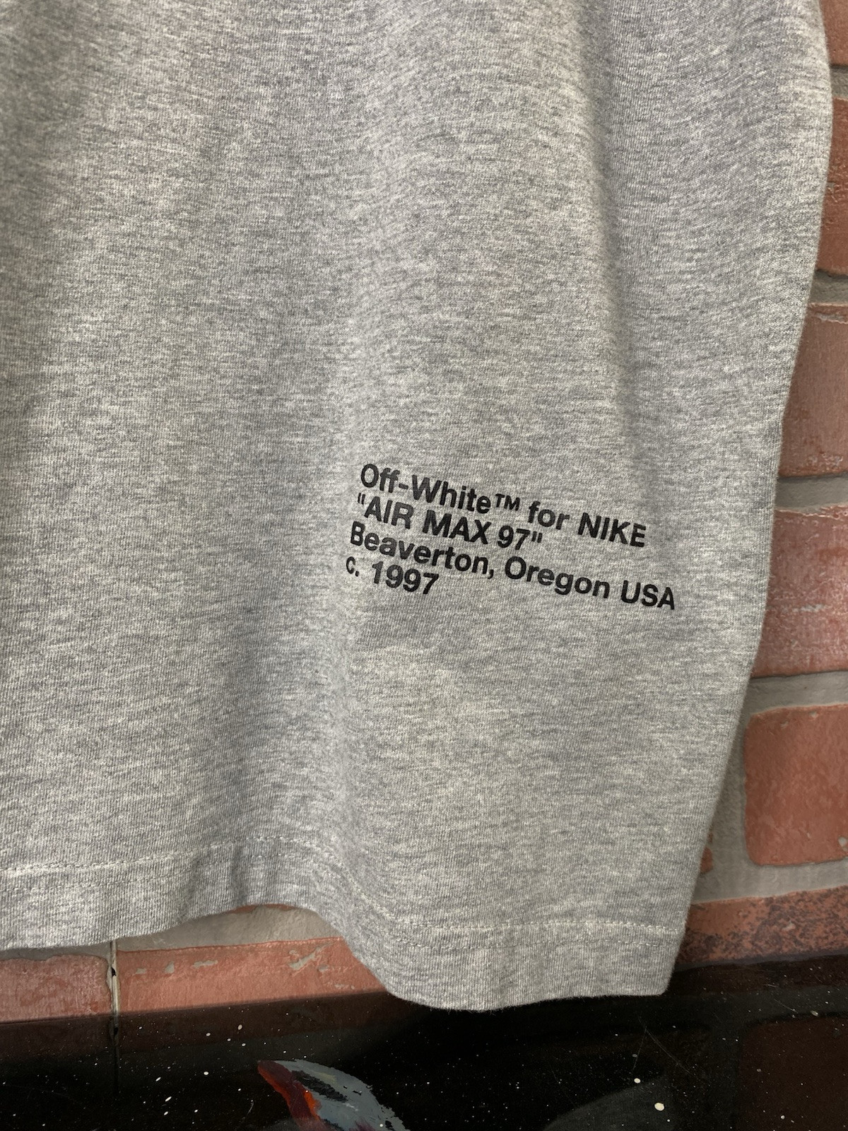 T shirt maglietta Off White X Nike Virgil Abloh XLarge