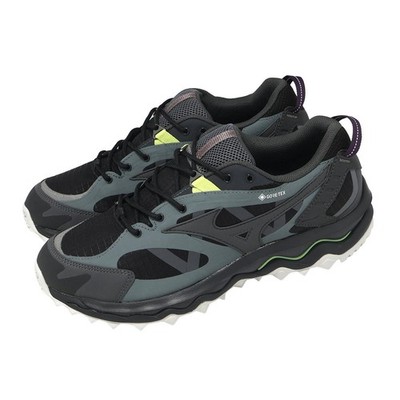 Mizuno Wave Mujin TL GTX Gore-Tex Black Green Men Casual Shoes D1GA2373-12