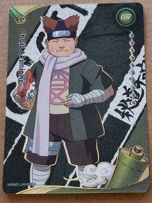 Choji Akimichi NRSA01-UR-009L3 English Naruto Kayou Heavens Scroll Ultra Rare 