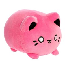 Aurora Enchanting Tasty Peach Vivid Pink Meowchi Stuffed Animal 7-Inch