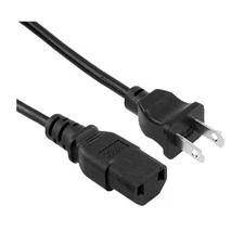 2-Prong AC Power Cord/Cable for BIC America V1220 Venturi V1020 V12 & PL-200 Sub