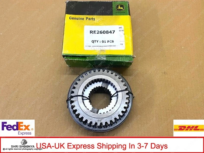 John Deere Genuine Synchroniser Set SJ40897 RE260847 and SJ39473 