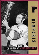 2022 Quebec Remparts 25th Anniversary GUY LAFLEUR #C4 Champions 8/20 **ERROR**