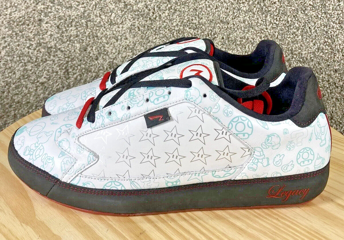 RARE Nintendo Legacy Sneakers Size 12 Mario Yoshi RA50202D Run
