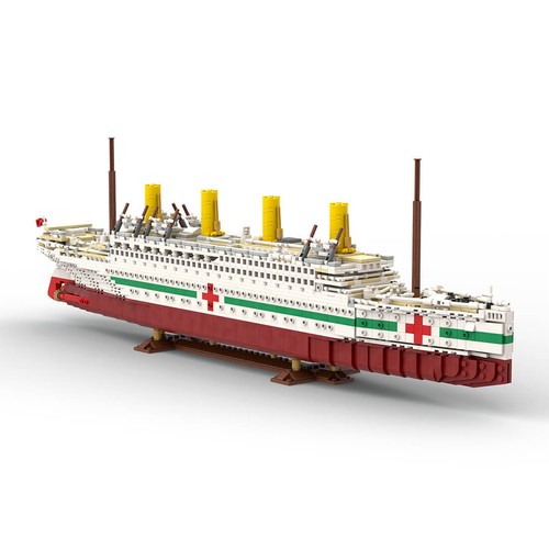 MOC-175744 HMHS Britannic Modern Medical Ship Military 2605 Pieces Good Quality - Picture 3 of 9
