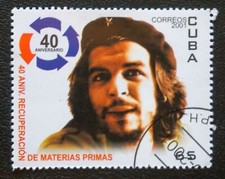 sCUBA Sc# 4165  ERNESTO CHE GUEVARA raw materials recovery  2001 used cto