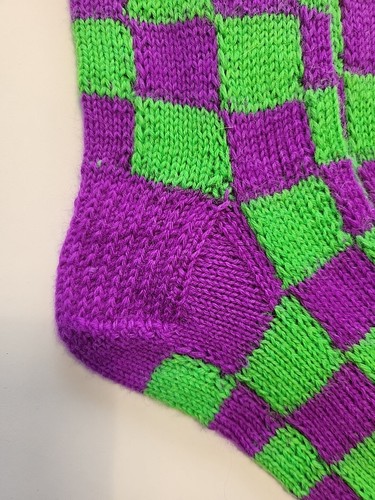 Hand Knitted Wool Socks Size 4-6 #154 - 第 7/9 張圖片