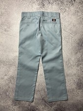 Dickies Slim Straight Pants Blue Rare Skate Style Casual Chinos
