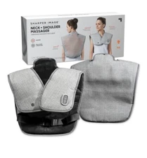 Brand New SHARPER IMAGE Heated Neck & Shoulder Massager