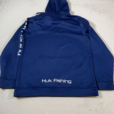 Huk - sweat à capuche de pêche à queues peu profondes, vêtements de