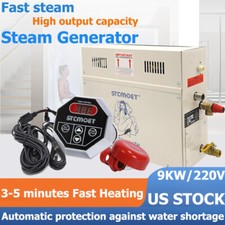 9KW Commercial Steam Generator Shower System Home Steam Bath Spa Generator 220V