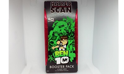 HYPER SCAN Ben 10 Booster Pack 6 Game Cards Video Game Cartoon Network Mattel 06