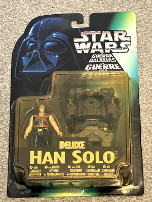 STAR WARS - POWER OF THE FORCE - DELUXE HAN SOLO mit Schmugglerflugpaket