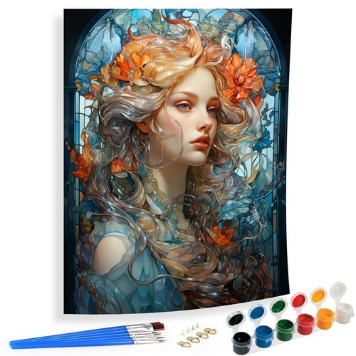 Paint by Numbers Queen for Adults Acrylic Oil Painting by Numbers Kits