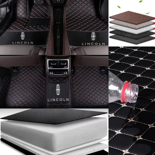 For Lincoln Town Car 1998-2011 Car Floor Mats Carpets Liner Custom Waterproof - Imagen 13 de 37