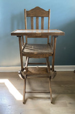 Musical Wooden Convertible High Chair/Toddler Chair/ Rocking Chair