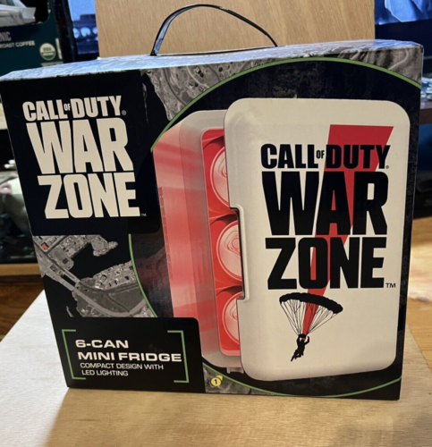 New Call Of Duty War Zone Logo 6 Can Mini Fridge COD Game Room Decor Sealed Box - Picture 1 of 5