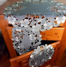 Tischdecke Olivgrün Uni Allzeit Elegant Tischläufer Deckchen Kissenhülle 3046