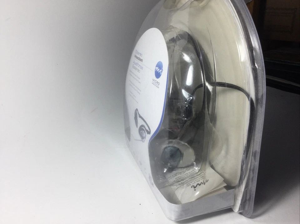 Micro Innovations Behind Neck Multimedia Wired Headset MM 745 H NEW in case - Image 3 of 4